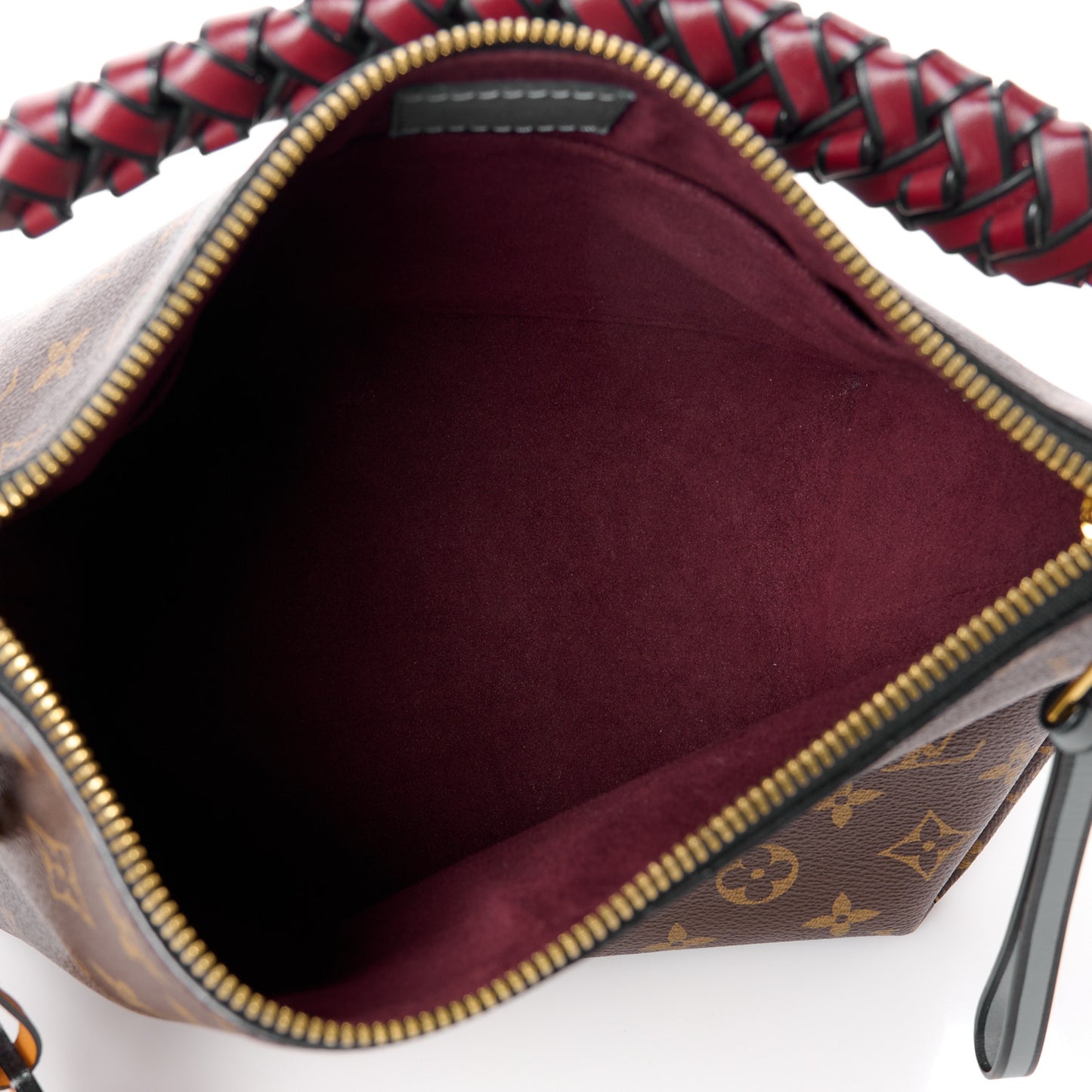 Monogram Beaubourg Hobo Mini Bordeaux Red Peach Safran
