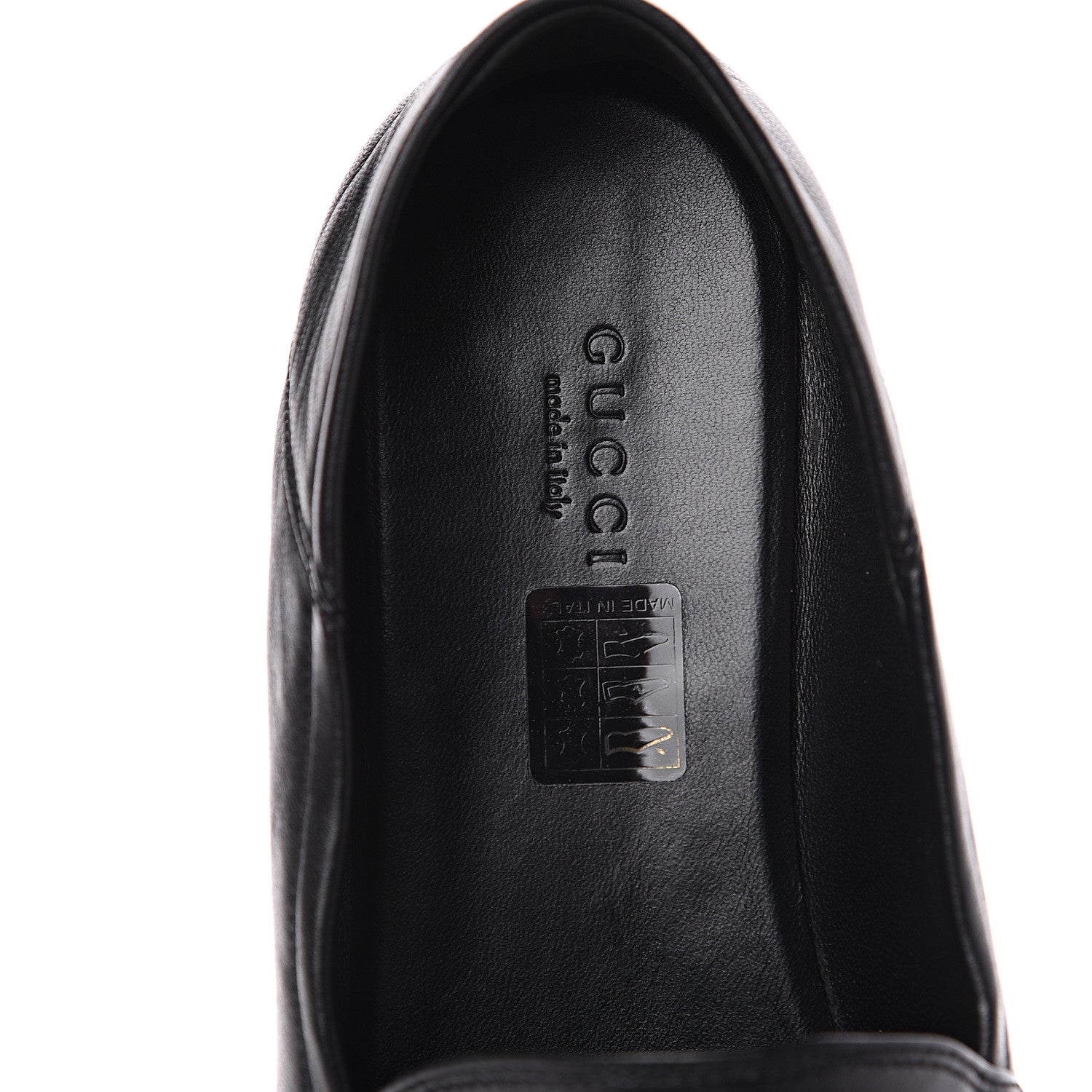 Gucci Lambskin Womens Brixton Horsebit Loafers 40 Black 6 of 13