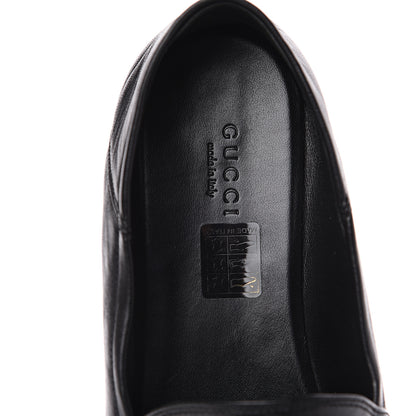 Gucci Lambskin Womens Brixton Horsebit Loafers 40 Black 6 of 13