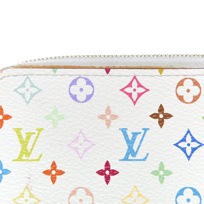 Louis Vuitton Monogram Multicolor Zippy Coin Purse Wallet White Raisin 7 of 10