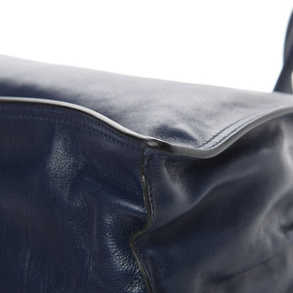Prada Glace Calf Etiquette Tote Astrale Inchiostro 12 of 15