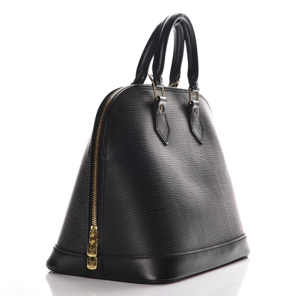 Louis Vuitton Epi Alma PM Black 3 of 8