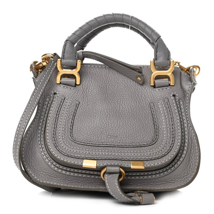 Chloe Calfskin Mini Marcie Satchel Cashmere Grey 1 of 10