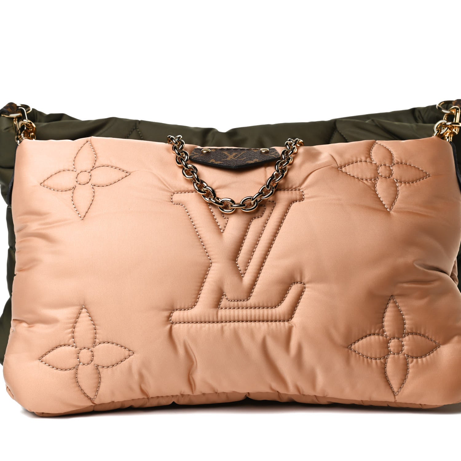 Louis Vuitton Econyl Monogram Pillow Maxi Multi Pochette Accessories Kaki Beige 8 of 11