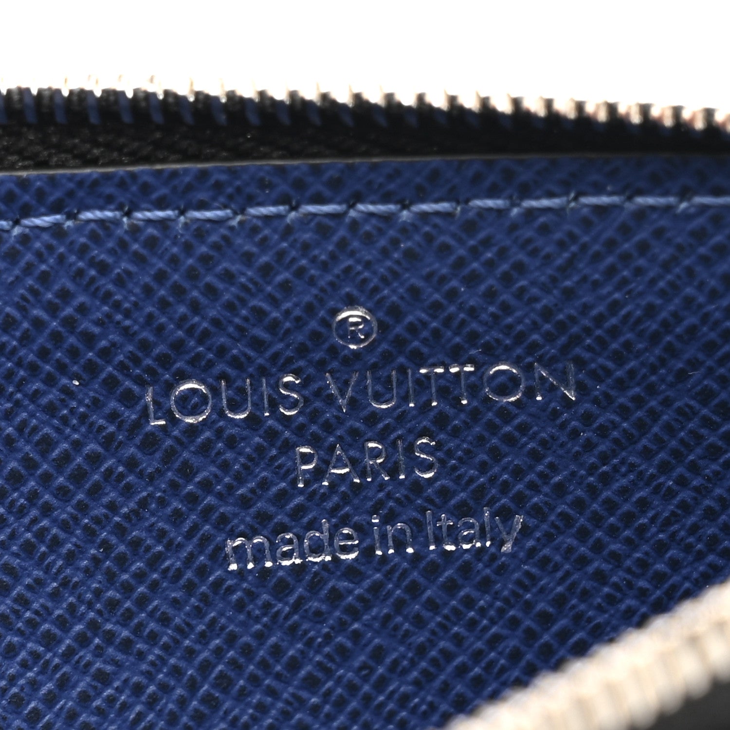 Louis Vuitton Taigarama Coin Card Holder Cobalt Blue 6 of 6