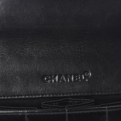 Chanel Patent Quilted East West Chocolate Bar Flap Black 5 of 8
