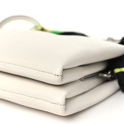 Balenciaga Goatskin XS Flap Scarf Top Handle Bag White 8 of 8