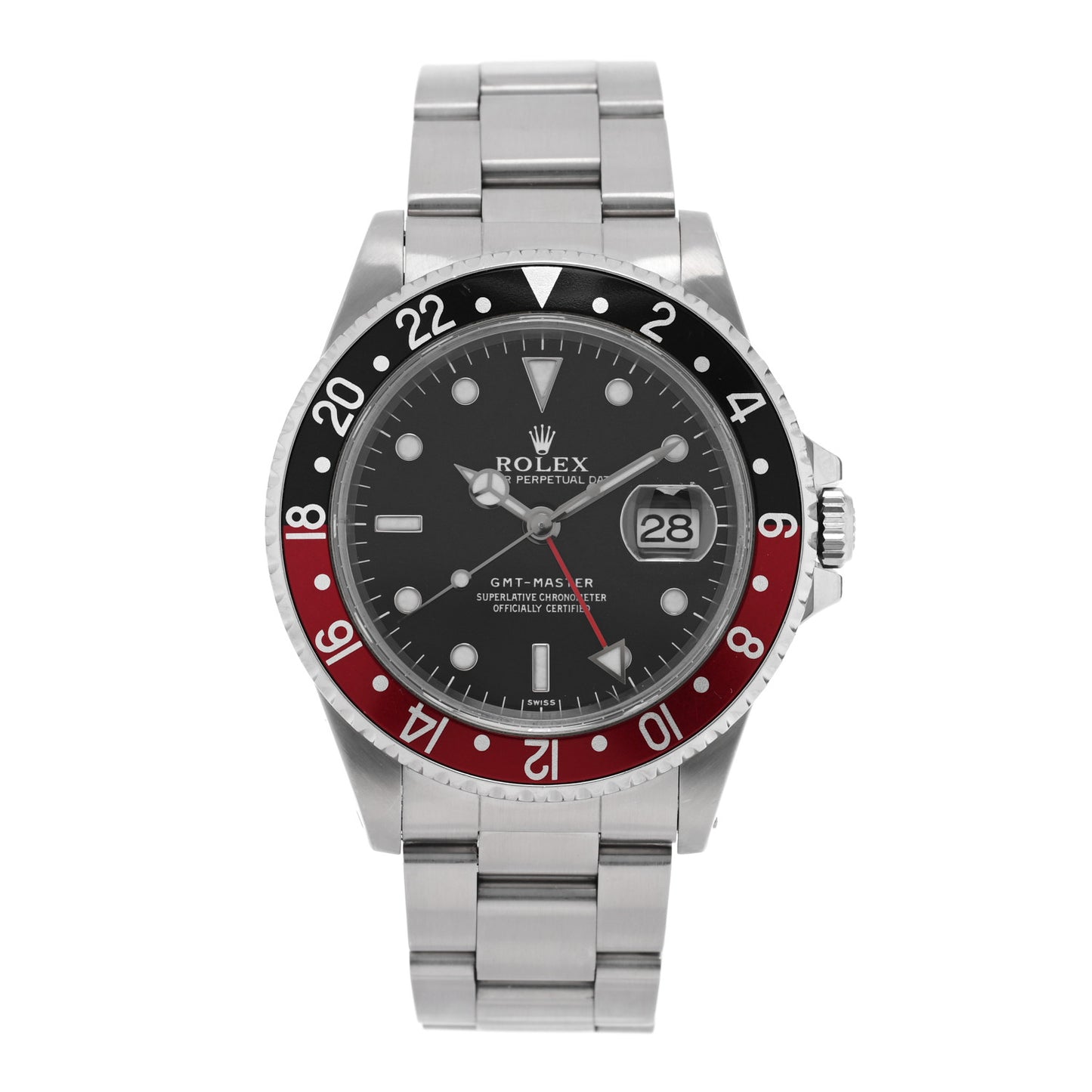 Stainless Steel 40mm Oyster Perpetual Date GMT Master Coke Watch 16700