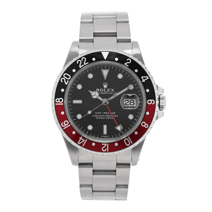 Rolex Stainless Steel 40mm Oyster Perpetual Date GMT Master Coke Watch 16700 1 of 4