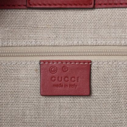 Gucci Soft Microguccissima Large Tote Red 6 of 9