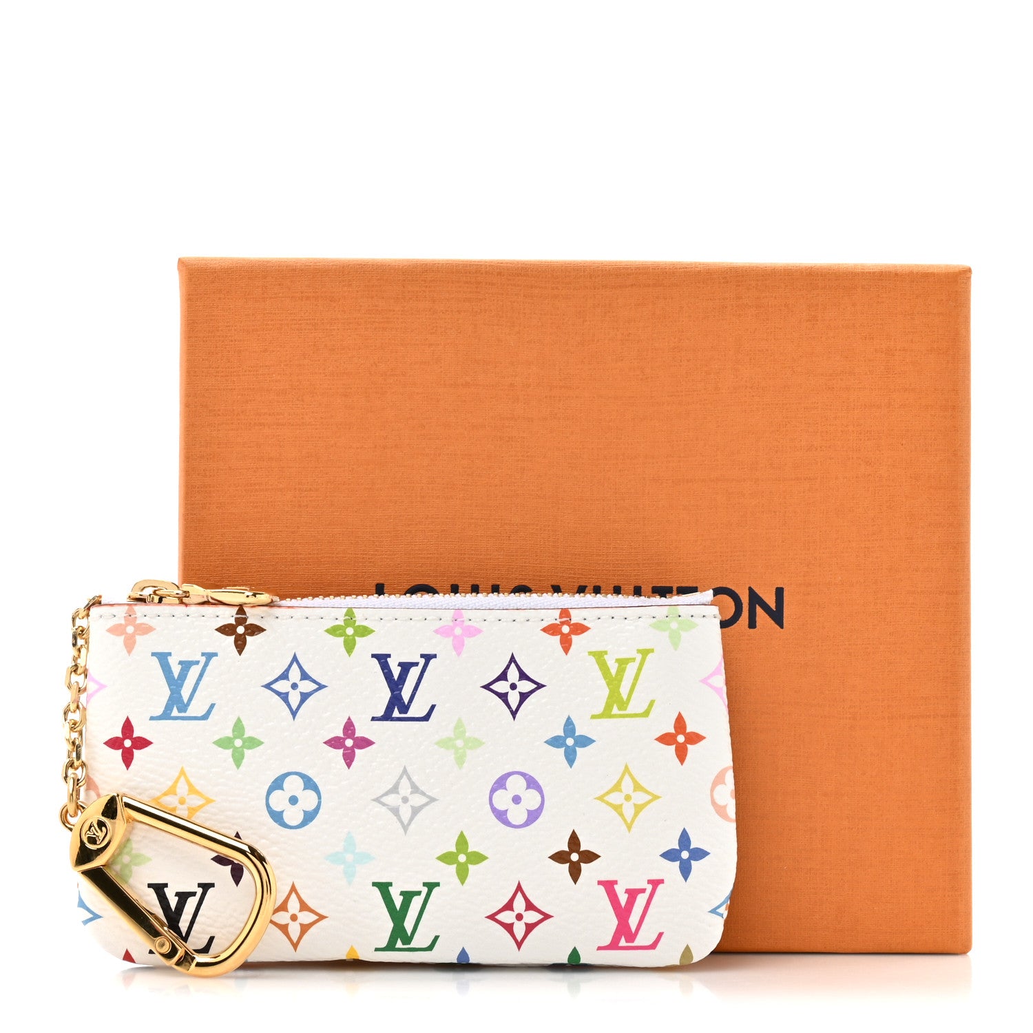 Louis Vuitton LV X TM Monogram Multicolor Key Pouch White 7 of 7