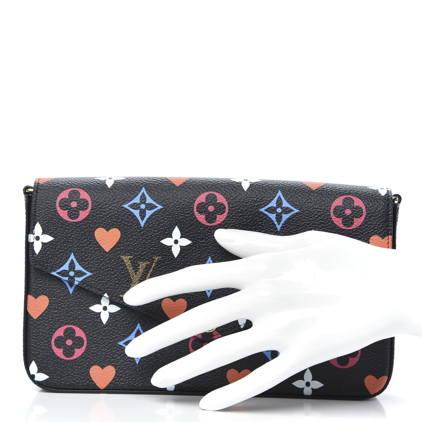 Game On Felicie Chain Wallet Black