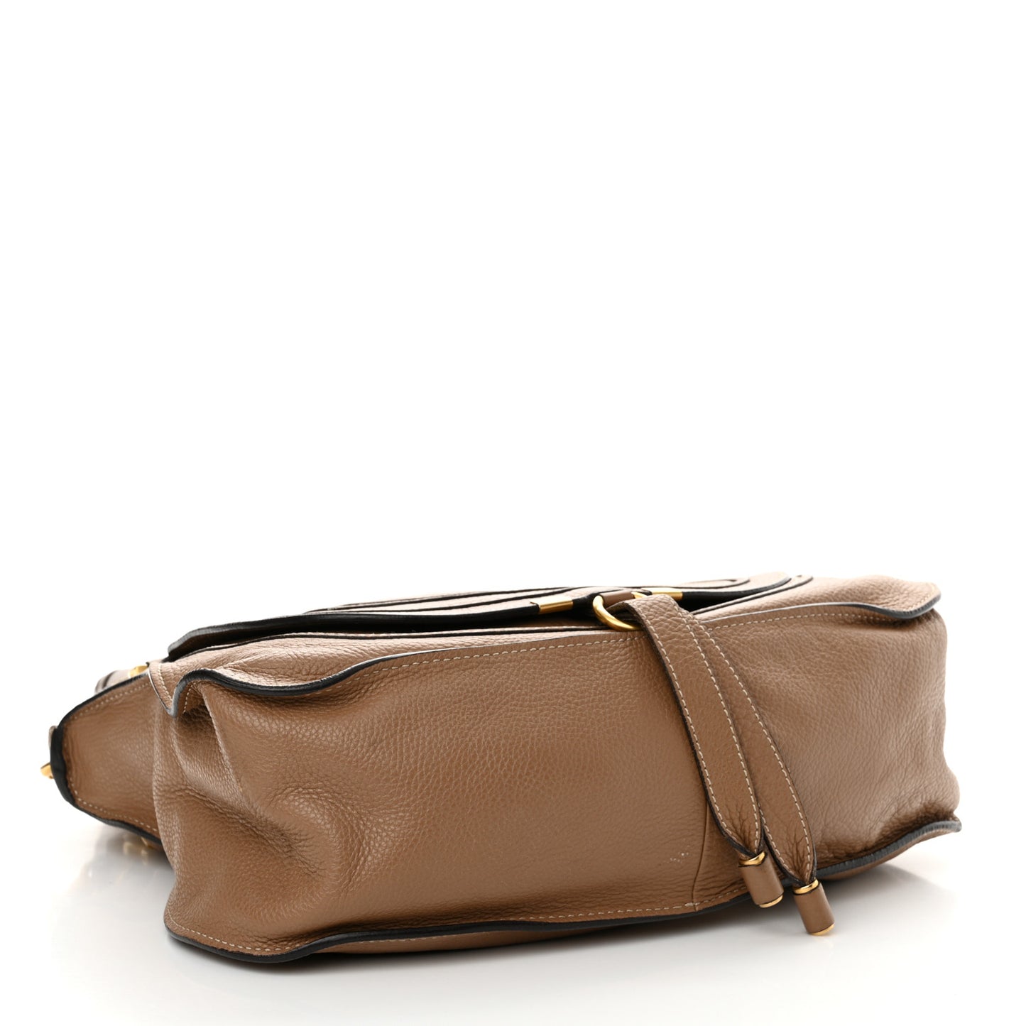 Calfskin Medium Marcie Satchel Desert Taupe