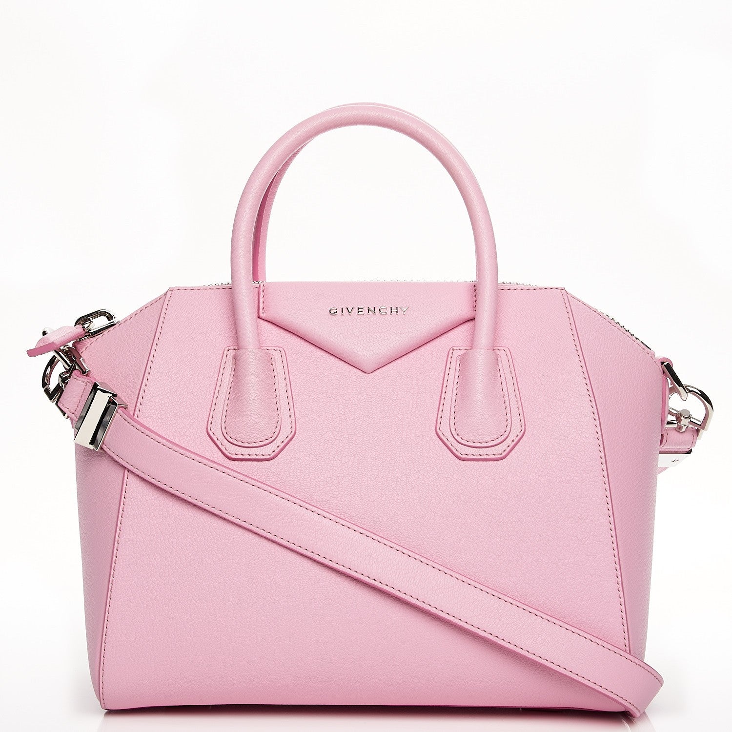 Givenchy Sugar Goatskin Small Antigona Bright Pink 1 of 8