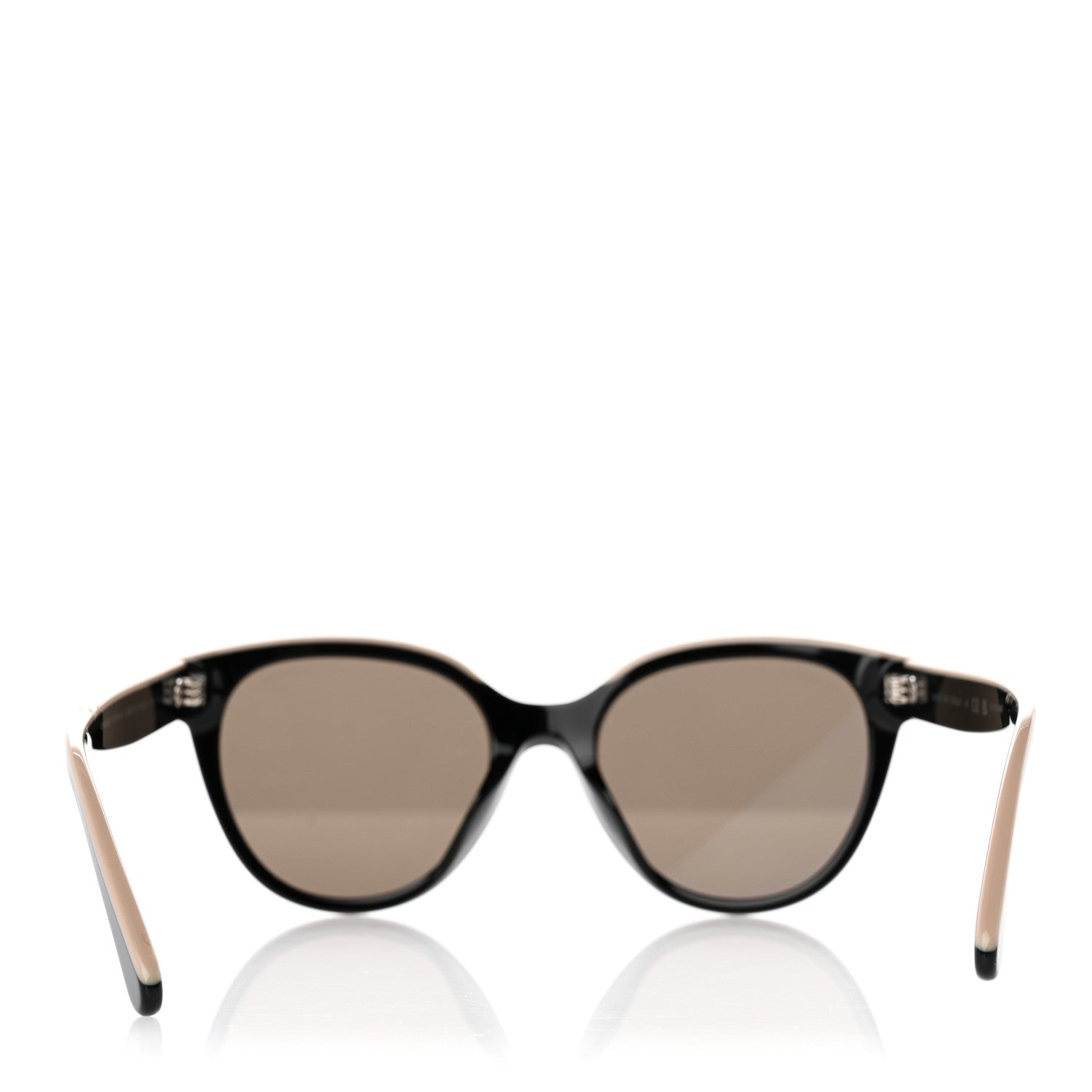 Chanel Acetate CC Butterfly Sunglasses 5414 Black Beige 9 of 10