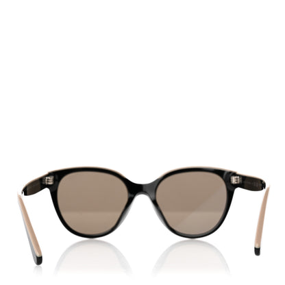Chanel Acetate CC Butterfly Sunglasses 5414 Black Beige 9 of 10