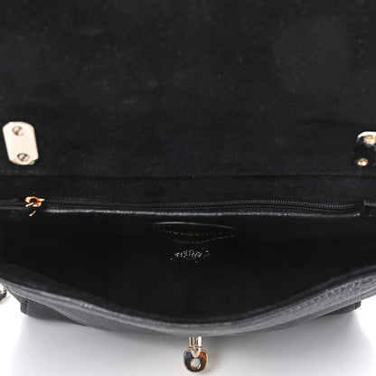 Mulberry Glossy Goatskin Small Lily Flap Black 4 of 4