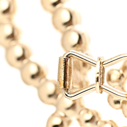 Chanel Metal Glass Swirling Pearls Hair Clip Gold 4 of 6