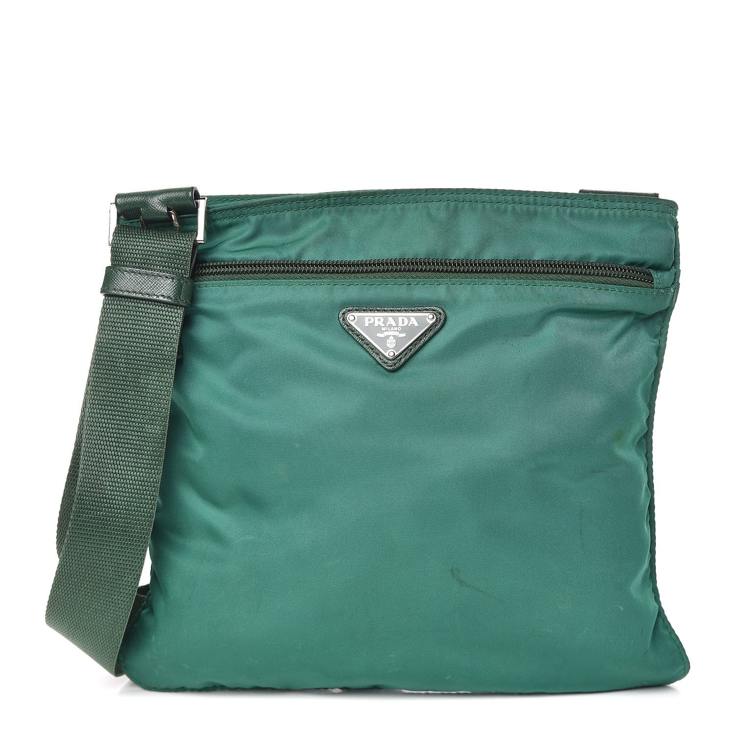 Nylon Vela Flat Messenger Bag Oleandro