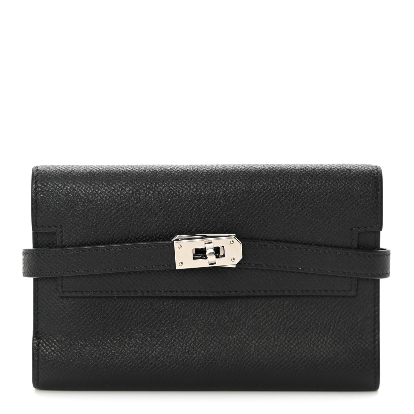 Epsom Medium Kelly Wallet Black