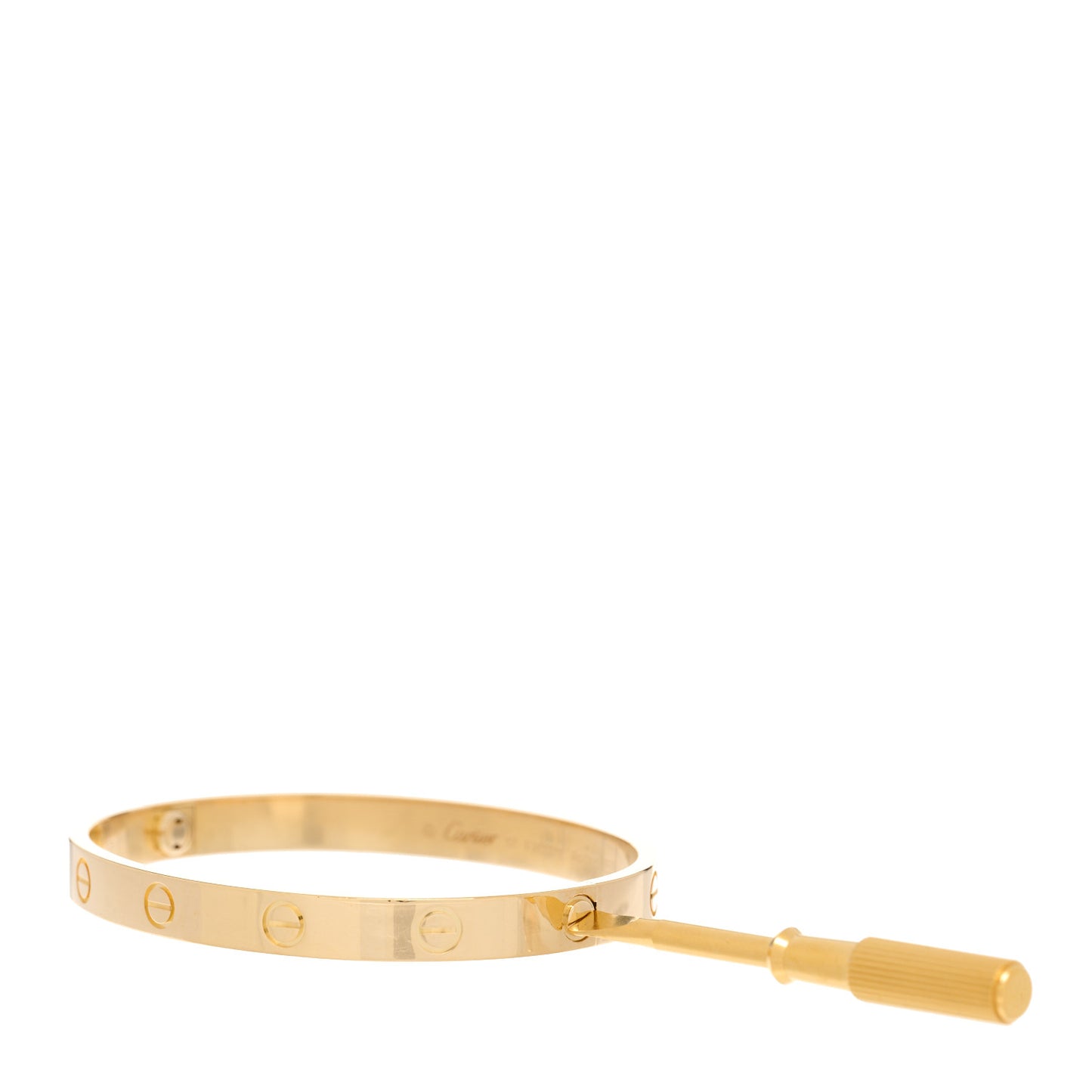 18K Yellow Gold LOVE Bracelet 17