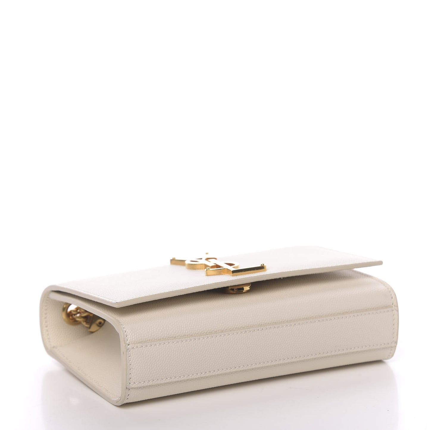 Grain De Poudre Small Monogram Kate Satchel Blanc Vintage