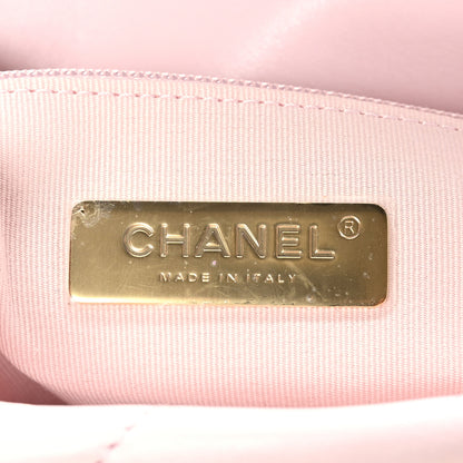 Chanel Lambskin Quilted Medium Chanel 19 Flap Light Pink 7 of 9