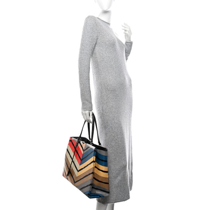 Fendi Ayers Printed Large 3Jours Tote Black Multicolor 2 of 12