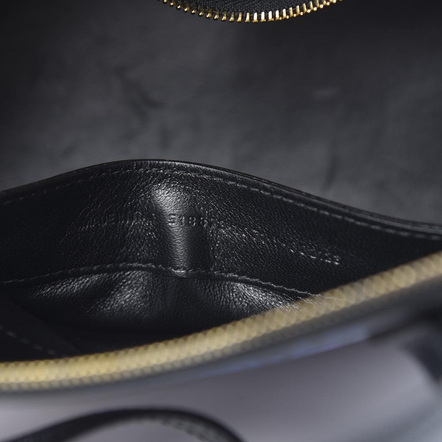 Grained Calfskin Print Graffiti S Ville Top Handle Bag Black Bleu Violet