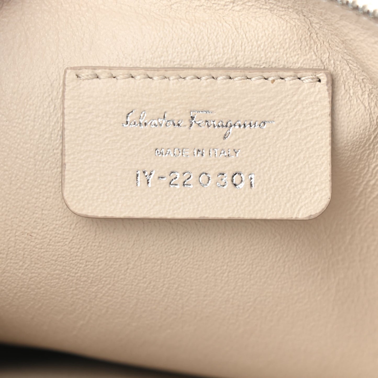 Calfskin Small Viva Bow Clutch Bone