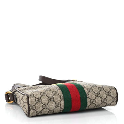 Gucci GG Supreme Monogram Web Small Ophidia Messenger Bag Brown 4 of 11