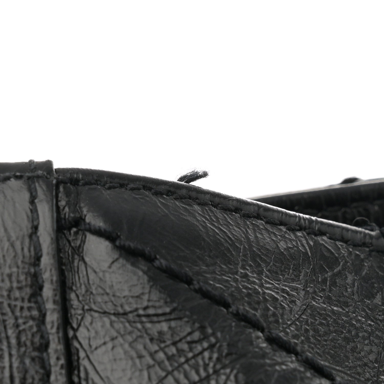 Saint Laurent Crinkled Calfskin Matelasse Monogram Large Niki Shopper Tote Black 15 of 15