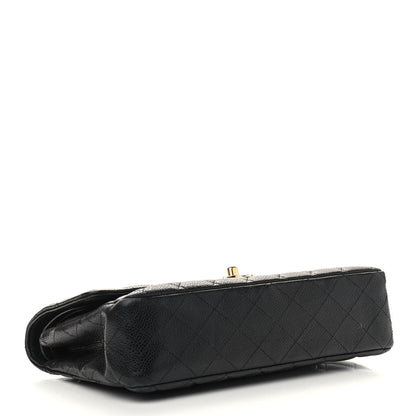 Chanel Caviar Quilted Medium Double Flap Black 4 of 12
