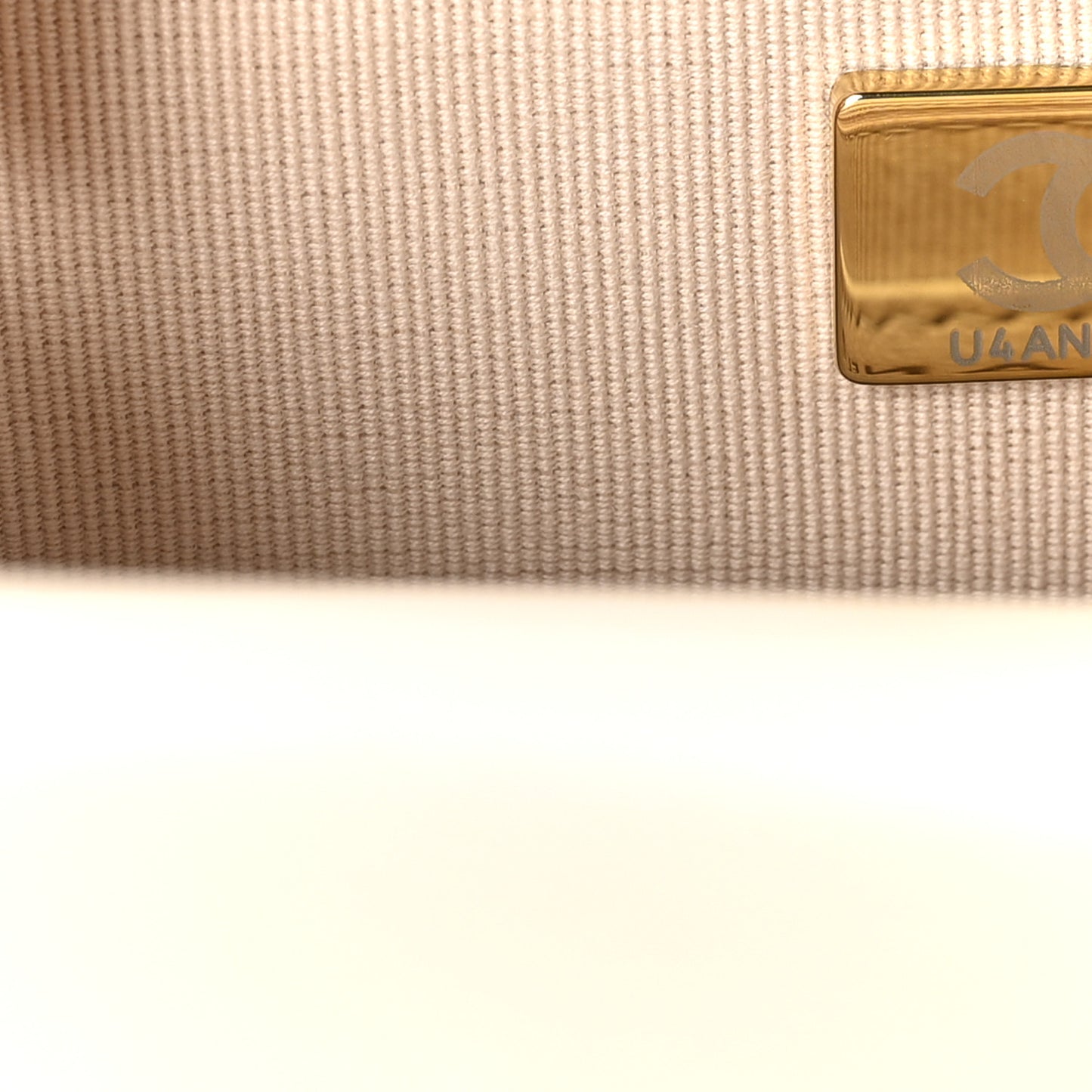 Lambskin Quilted Mini Maxi CC Flap Beige