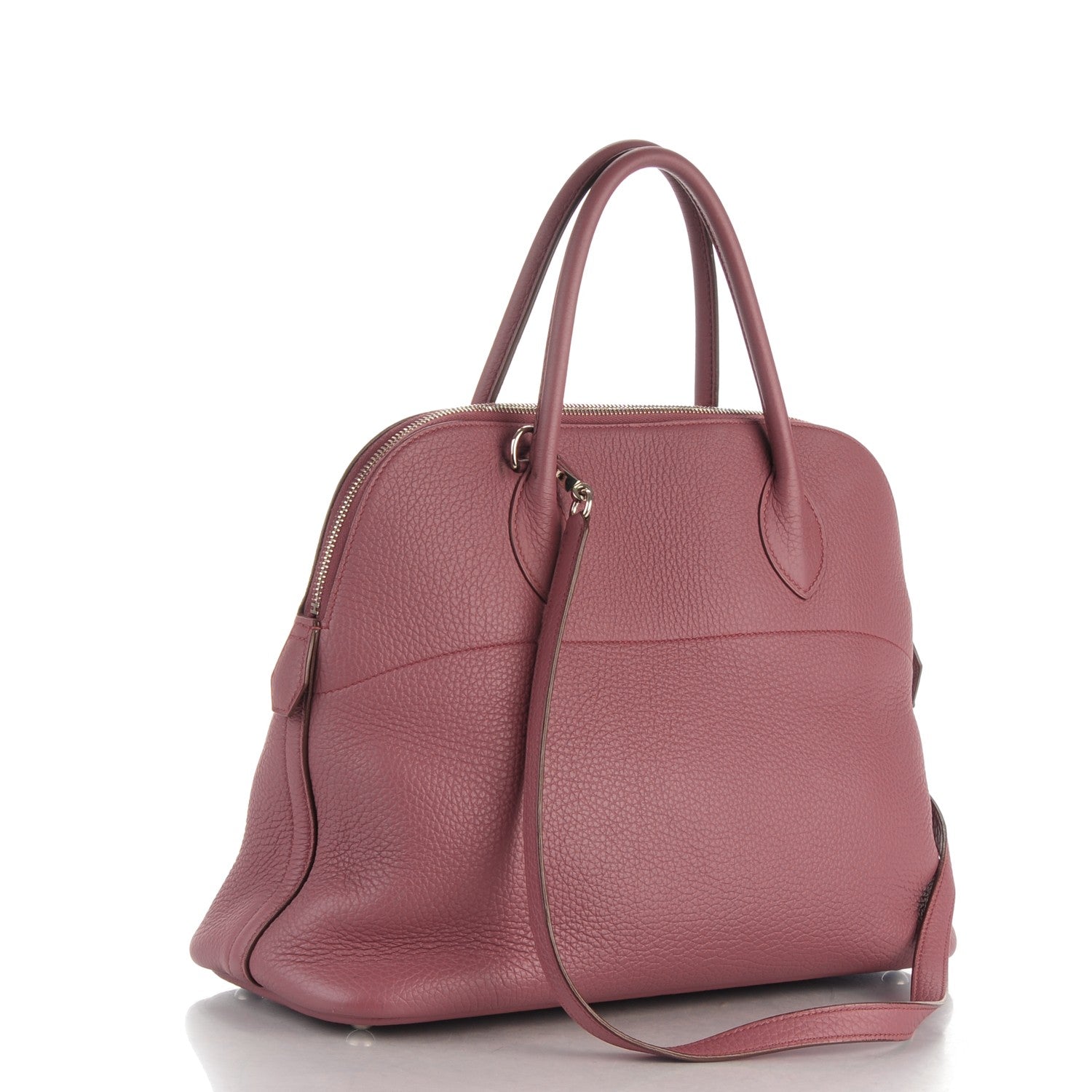 Hermes Taurillon Clemence Bolide 35 Bois De Rose 3 of 9