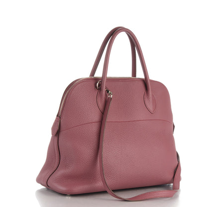 Hermes Taurillon Clemence Bolide 35 Bois De Rose 3 of 9