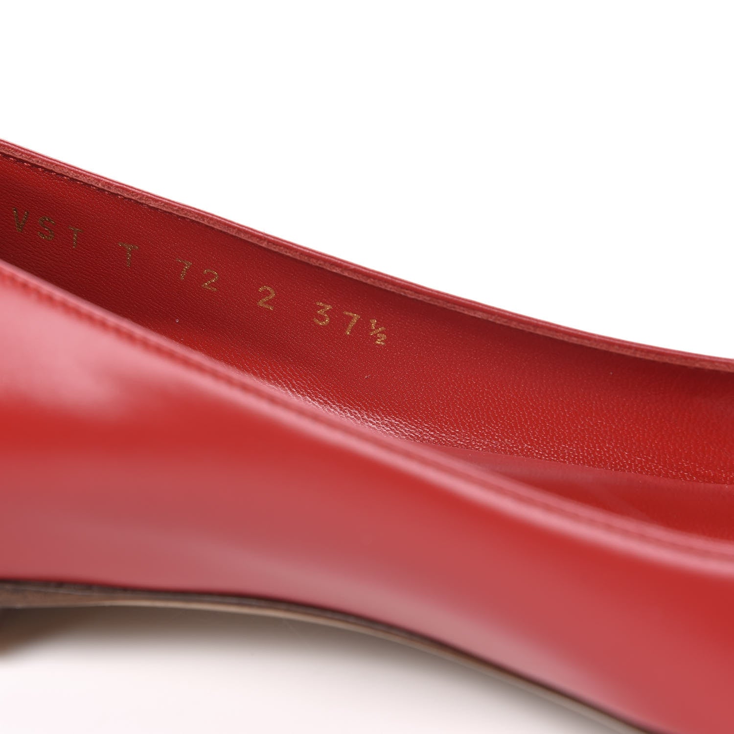 Valentino Garavani Nappa Vlogo Flats 37.5 Rouge Pur 8 of 9