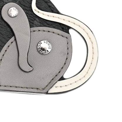 Louis Vuitton Calfskin Monogram Eclipse Rat Bag Charm Key Holder 6 of 6
