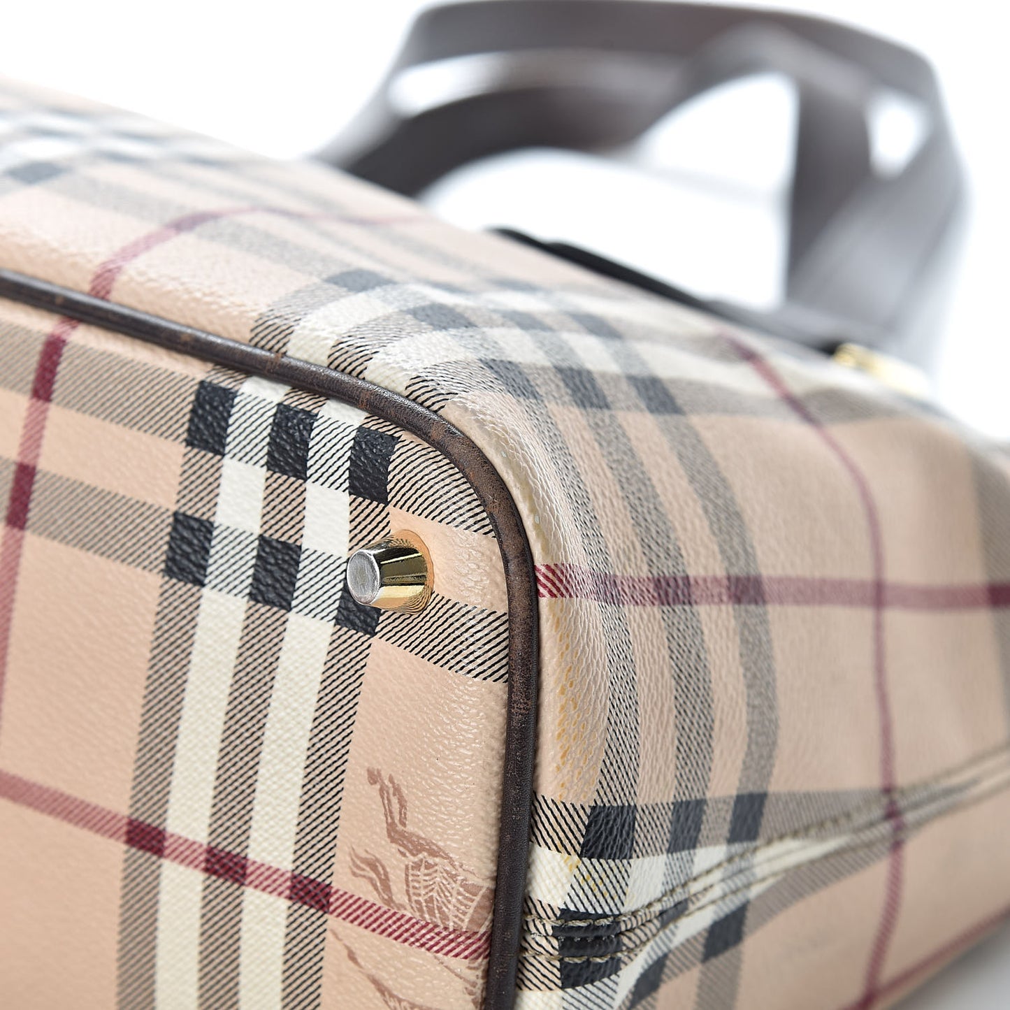 Haymarket Check Medium Regent Tote Chocolate