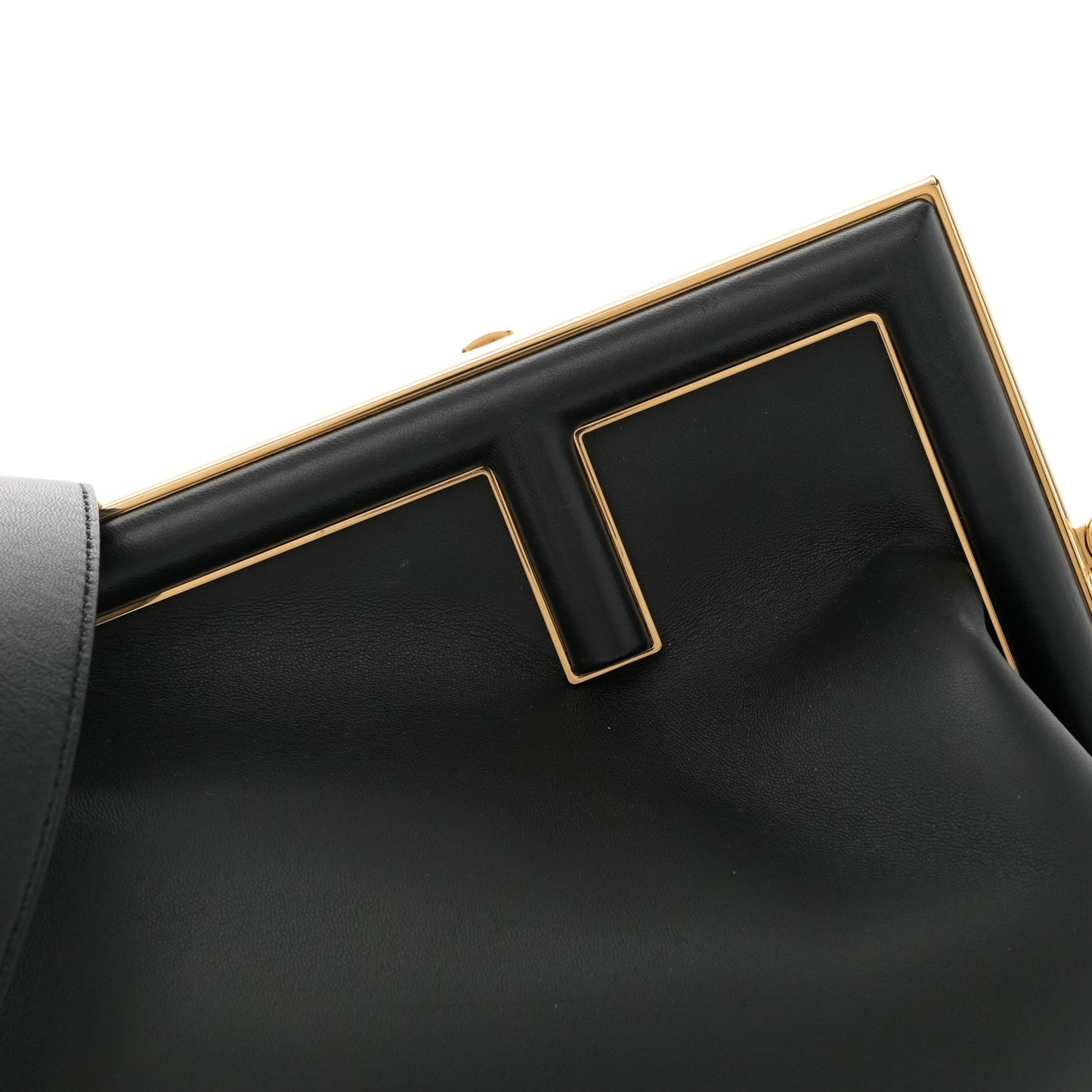 Shiny Nappa Medium Fendi First Black