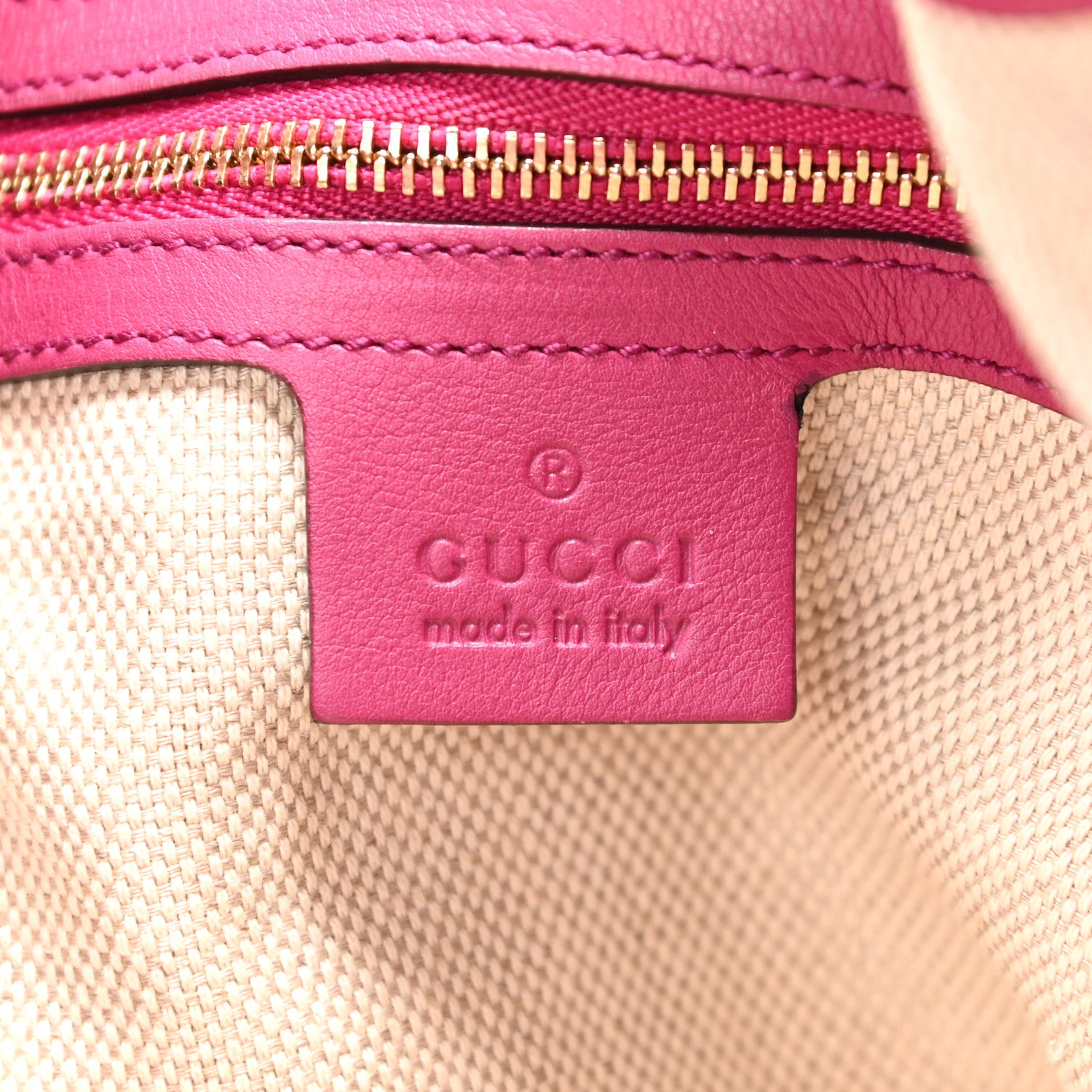 Gucci Vernice Naplack Medium Soho Shoulder Bag Bright Bouganville 6 of 15