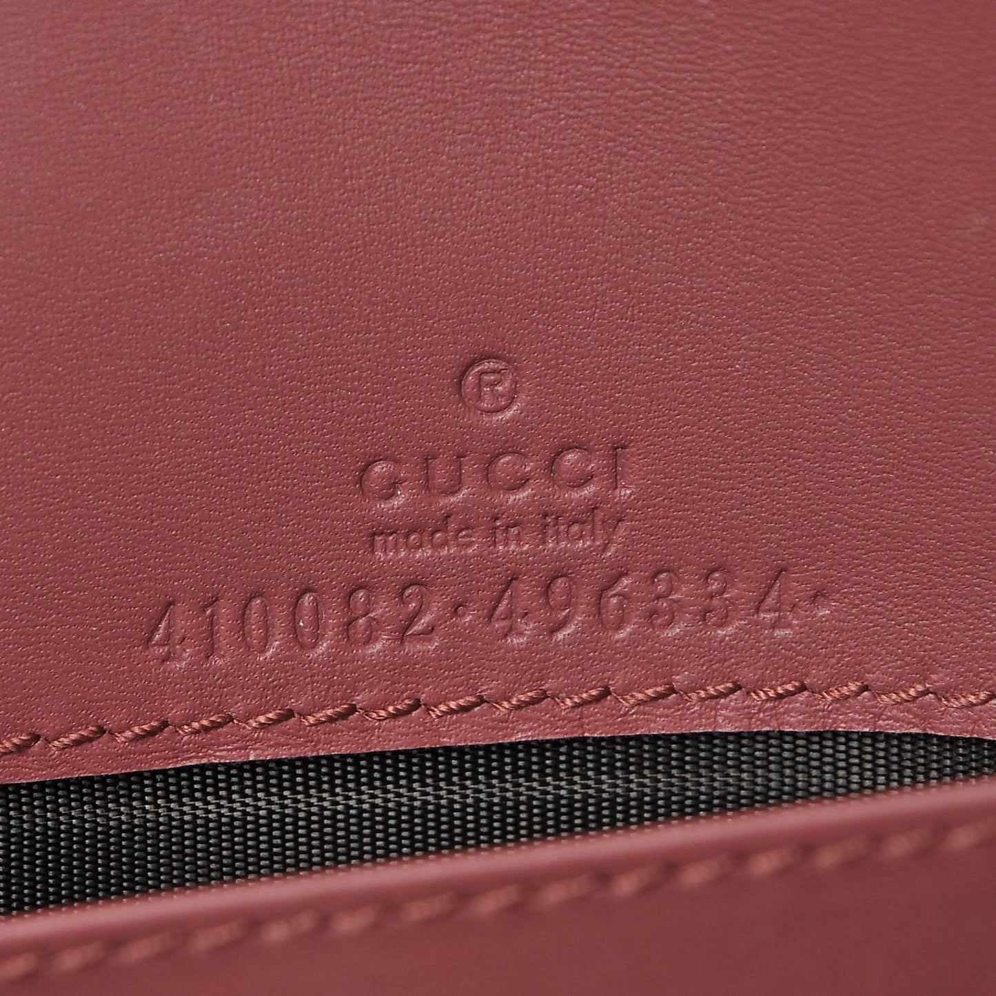 GG Supreme Monogram Blooms Chain Wallet Beige Multicolor Dry Rose