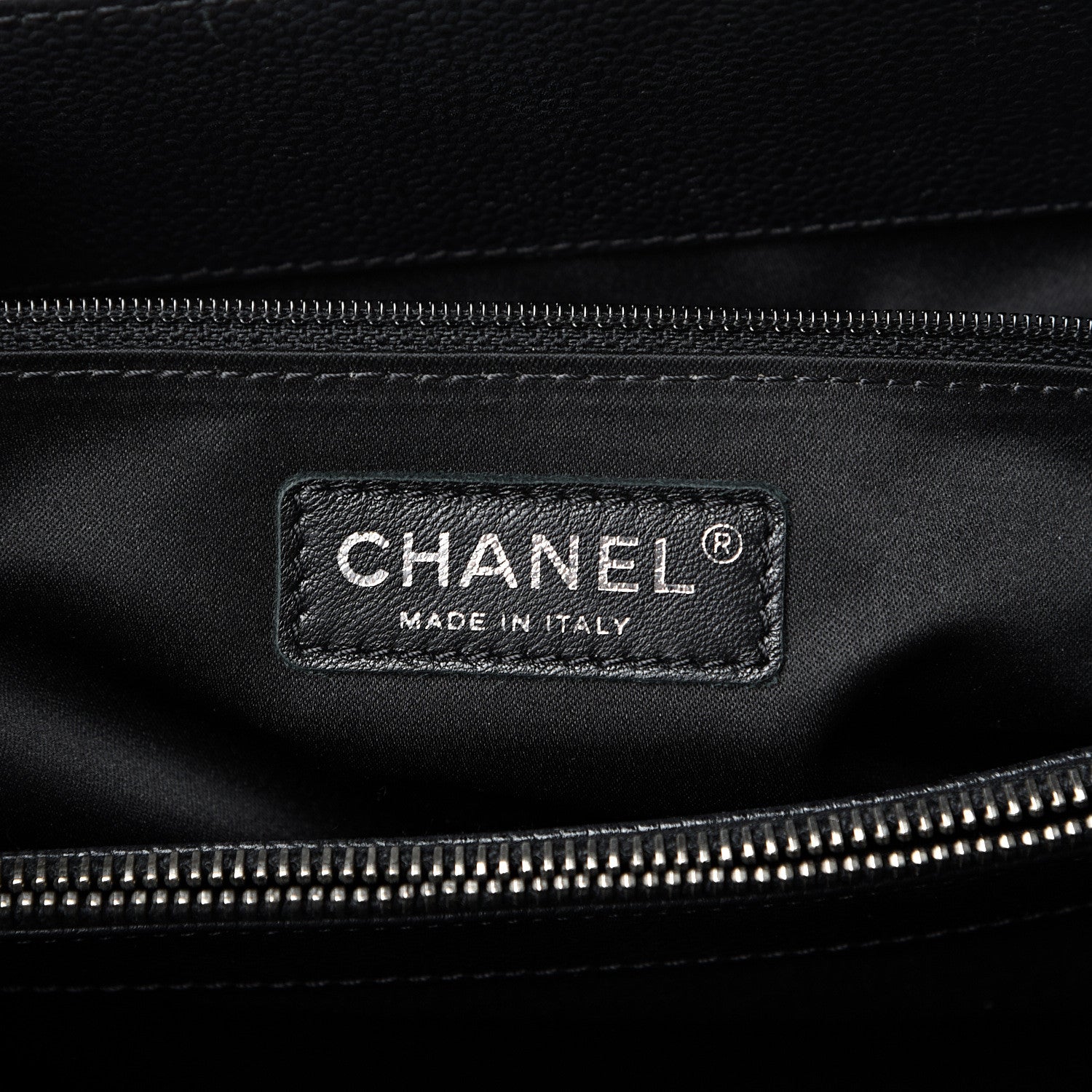 Chanel Caviar Quilted XL Grand Shopping Tote GST Black 5 of 11