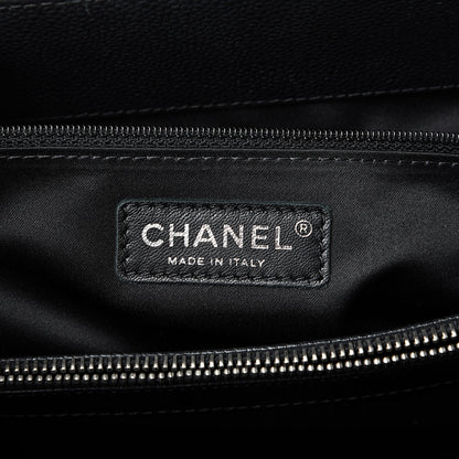 Chanel Caviar Quilted XL Grand Shopping Tote GST Black 5 of 11