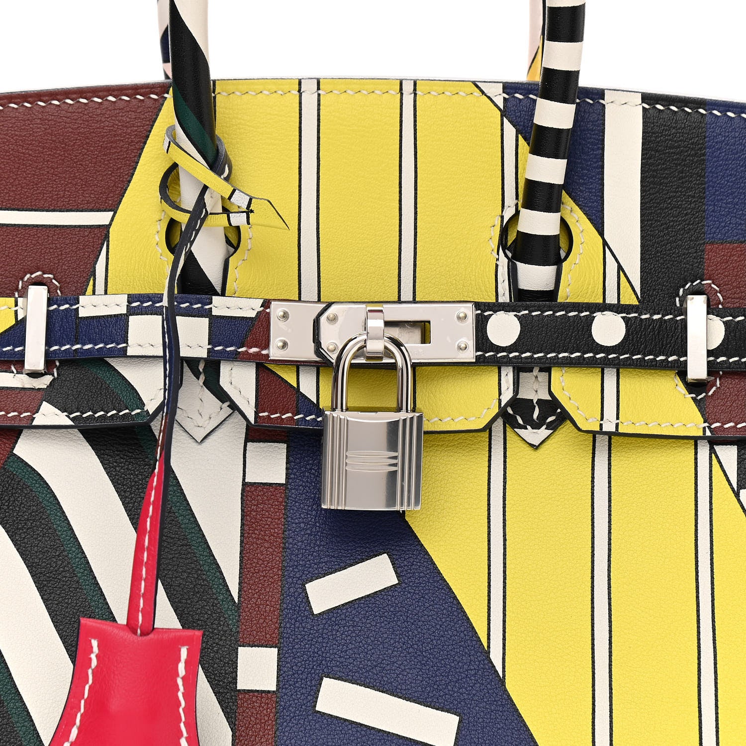 Hermes Swift One Two Three And Away We Go Birkin 25 Multicolor 8 of 11