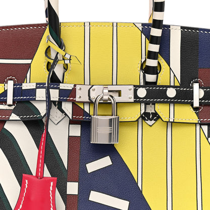 Hermes Swift One Two Three And Away We Go Birkin 25 Multicolor 8 of 11