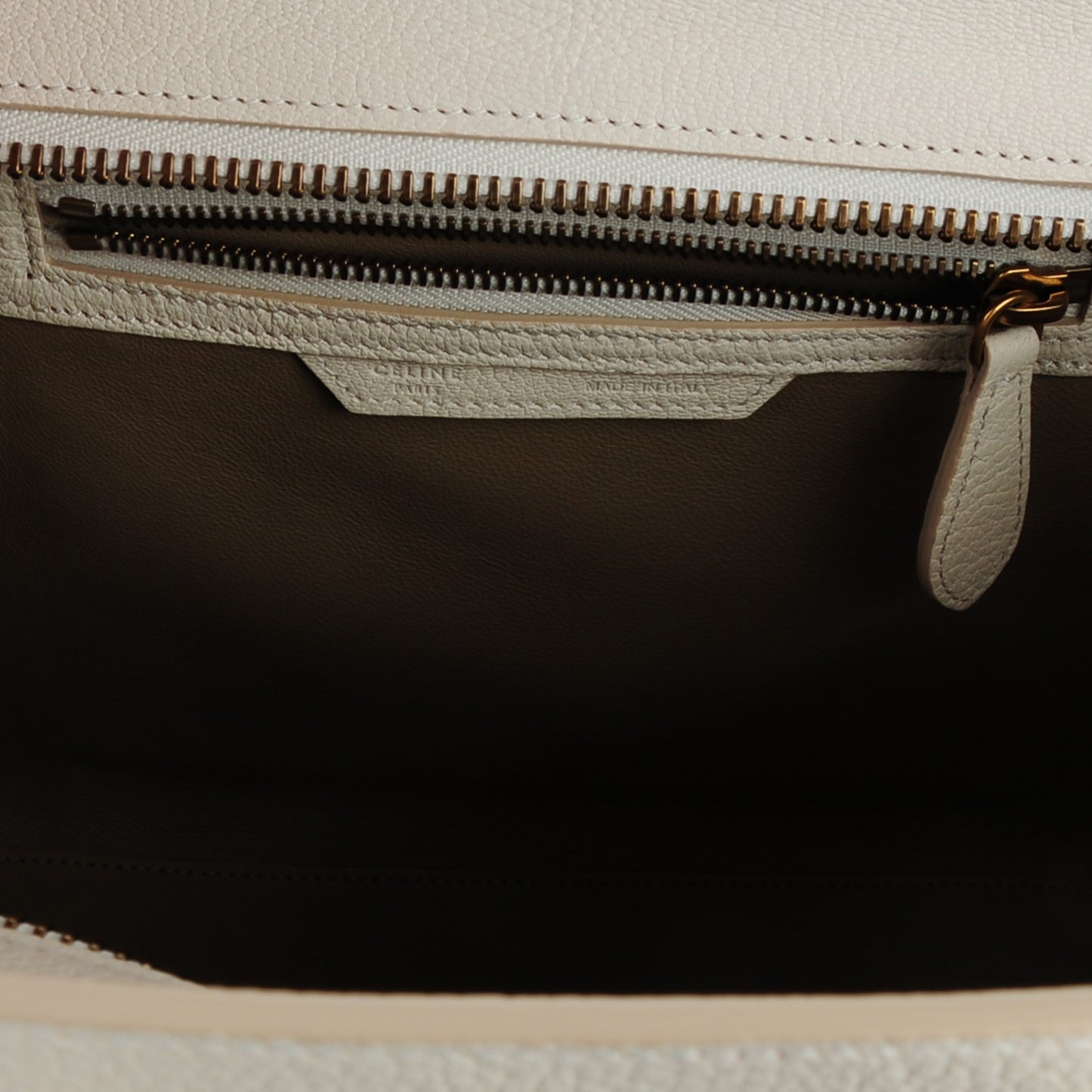 Goatskin Micro Luggage White