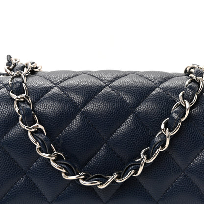 Chanel Caviar Quilted Mini Square Flap Navy 8 of 10