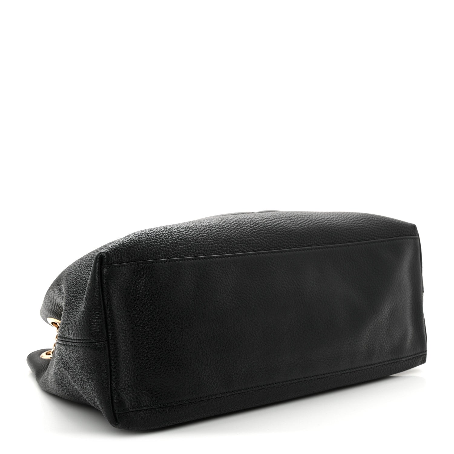 Gucci Pebbled Calfskin Medium Soho Chain Shoulder Bag Black 3 of 12