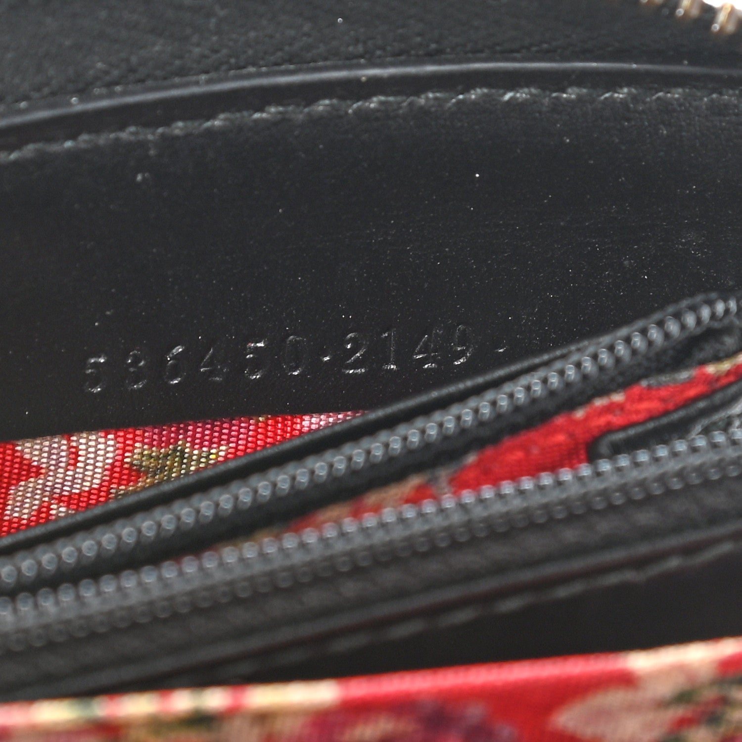 Gucci Calfskin Web Trapuntata GG Zip Around Wallet Black 7 of 9